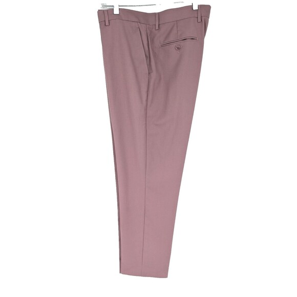 Alain Dupetit Other - Alain Dupetit Pants 36/29 Mauve Tetron Rayon Preppy Light Academia